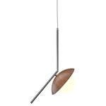 Oyster 1513 Pendant - Lead Grey / Imbuia