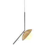 Oyster 1513 Pendant - Lead Grey / Louro Freijo