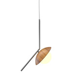 Oyster 1513 Pendant - Lead Grey / Teak