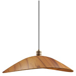 Oyster Sway Pendant - Teak
