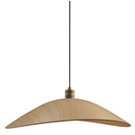 Oyster Sway Pendant - Maple
