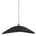Oyster Sway Pendant - Charcoal