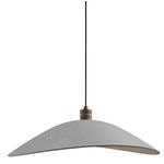 Oyster Sway Pendant - Organic White