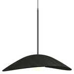Oyster Sway Globe Pendant - Black / Charcoal