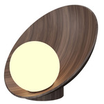 Oyster Table Lamp - American Walnut