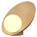 Oyster Table Lamp - Maple