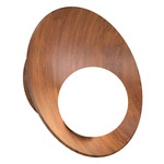 Oyster Wall Sconce - Imbuia