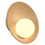 Oyster Wall Sconce - Maple
