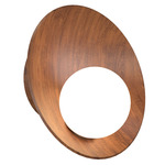 Oyster Wall Sconce - Imbuia