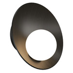 Oyster Wall Sconce - Charcoal