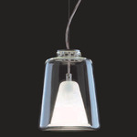 Lanternina Suspension - Aluminum / Clear