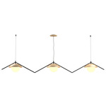 Oyster DK Signed Linear Pendant - Black / Maple
