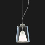 Lanternina Suspension - Aluminum / Clear