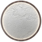 Petra Round Wall / Ceiling Light - American Walnut / Crystal White Stone