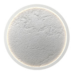 Petra Round Wall / Ceiling Light - Organic White / Crystal White Stone