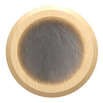 Petra Tapered Wall Sconce / Ceiling Flush Light - Maple / Natural Slate