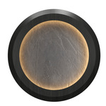 Petra Tapered Wall Sconce / Ceiling Flush Light - Charcoal / Natural Slate