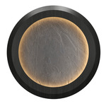 Petra Tapered Wall Sconce / Ceiling Flush Light - Charcoal / Natural Slate