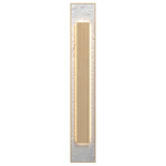 Petra Rectangle Wall Sconce - Maple / Crystal White Stone