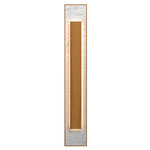 Petra Rectangle Wall Sconce - Teak / Crystal White Stone