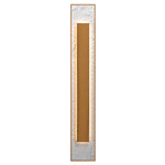 Petra Rectangle Wall Sconce - Teak / Crystal White Stone