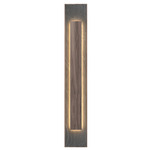 Petra Rectangle Wall Sconce - American Walnut / Natural Slate