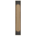 Petra Rectangle Wall Sconce - Maple / Natural Slate