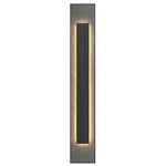 Petra Rectangle Wall Sconce - Charcoal / Natural Slate