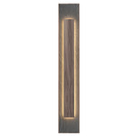 Petra Rectangle Wall Sconce - American Walnut / Natural Slate