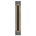 Petra Rectangle Wall Sconce - Charcoal / Natural Slate