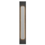 Petra Rectangle Wall Sconce - Organic White / Natural Slate