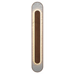Petra Wall Sconce - Imbuia / Crystal White Stone