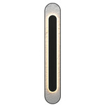 Petra Wall Sconce - Charcoal / Crystal White Stone