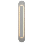 Petra Wall Sconce - Organic White / Crystal White Stone