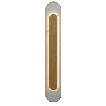 Petra Wall Sconce - Louro Freijo / Crystal White Stone