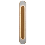 Petra Wall Sconce - Teak / Crystal White Stone