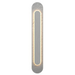 Petra Wall Sconce - Organic White / Crystal White Stone