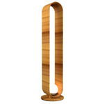 Sfera Floor Lamp - Teak / Frosted