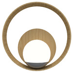 Sfera Hoop Wall Sconce - Sand / White Acrylic