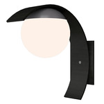Sfera Hanging Wall Sconce - Charcoal / Frosted