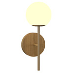 Sfera Torch Wall Light - Louro Freijo / Frosted