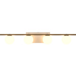 Sfera Bathroom Vanity Light - Organic White / Frosted