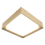 Squadro Ceiling Flush Light - Sand / White Acrylic