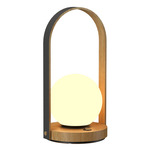 Strap Table Lamp - Louro Freijo / Frosted