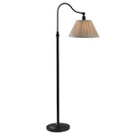 Shiloh Floor Lamp - Black / Oatmeal