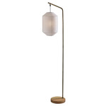 Keanu Floor Lamp - Antique Brass / Paper