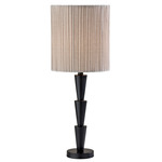 Amos Table Lamp - Black / Oatmeal