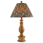 Faye Table Lamp - Natural Wood / Floral