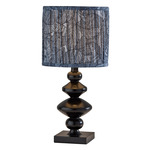 Samira Table Lamp - Black / Blue