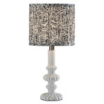 Ambrose Table Lamp - White / Navy